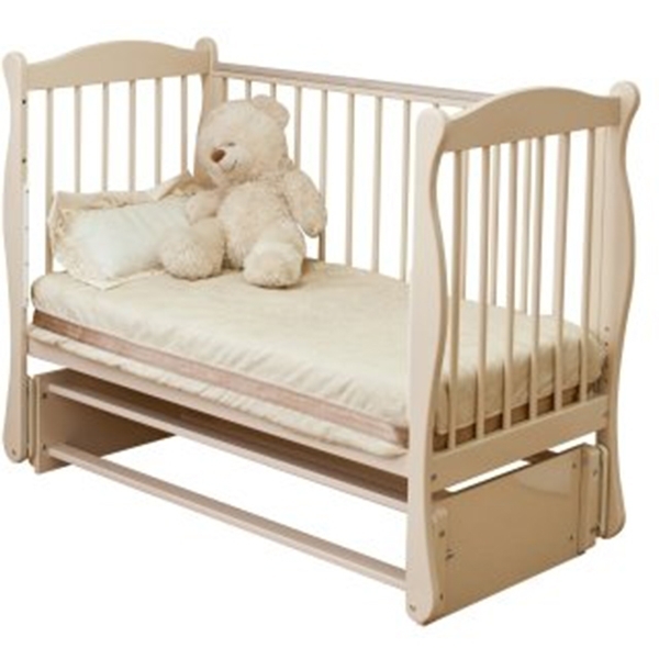 Детская кроватка Noony Wood Simple с продольным маятником фото 7