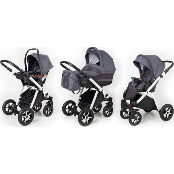 Фото Детская коляска Esspero Newborn Lux 3 в 1, шасси White, реальные фотографии клиентов | Коляски-Кроватки.Ру