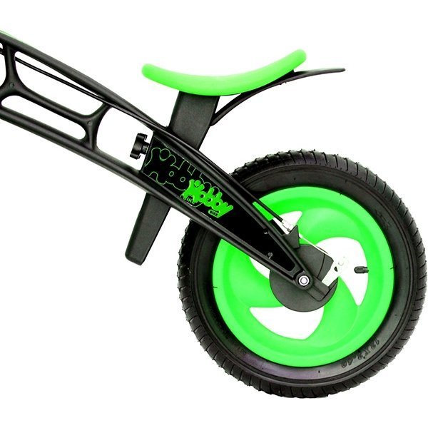 Велобалансир + беговел Hobby-Bike RT Fly А Черная Оса Plastic А-шины елочка фото 10