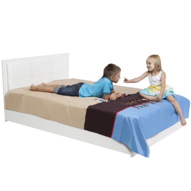 Подростковая кровать Advesta Extrim Classic с кожаным изголовьем