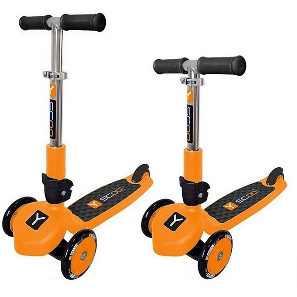 Трехколесный самокат Y-Scoo RT Trio 120 Neon - Фото