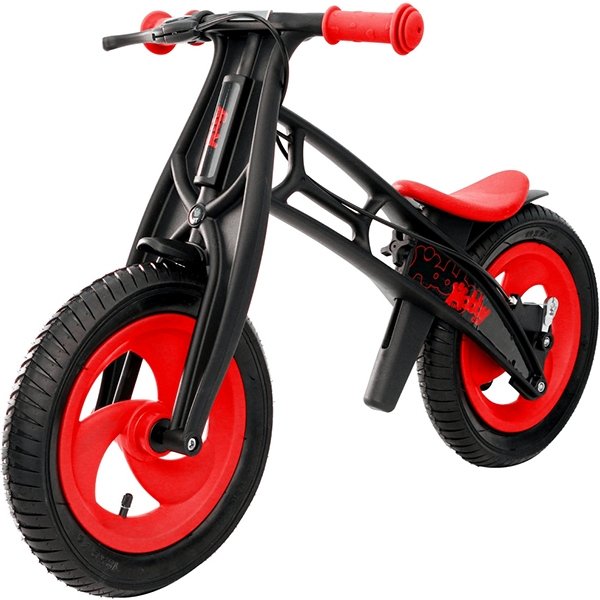 Велобалансир + беговел Hobby-Bike RT Fly А Черная Оса Plastic А-шины елочка - Фото