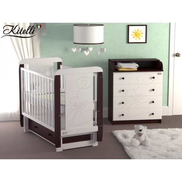 Детская кроватка Kitelli (Kito) Amore, поперечный маятник фото 5