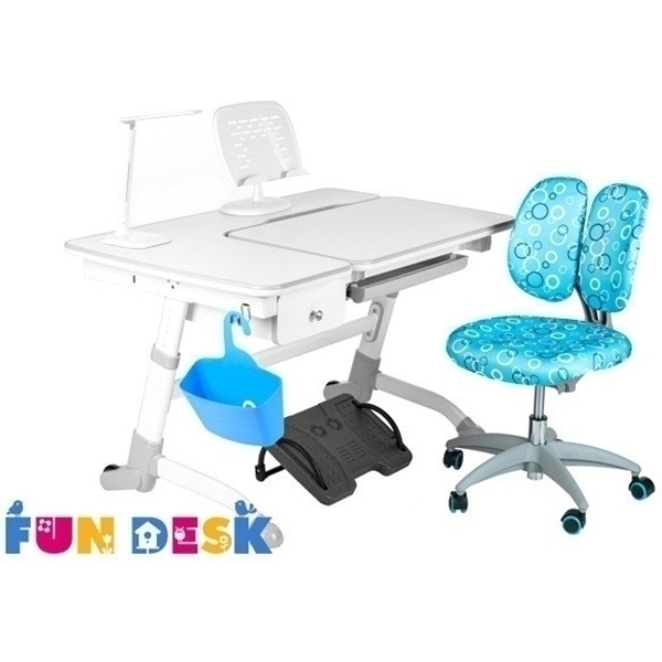Растущая парта FunDesk Amare с выдвижным ящичком фото 4