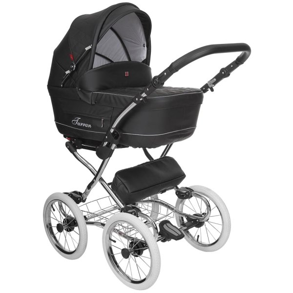 Фото Детская коляска Tutek Turran Silver 3 в 1, 100% эко-кожа, реальные фотографии клиентов | Коляски-Кроватки.Ру