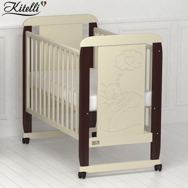 Фото Детская кроватка Kitelli (Kito) Amore качалка + колеса, реальные фотографии клиентов | Коляски-Кроватки.Ру