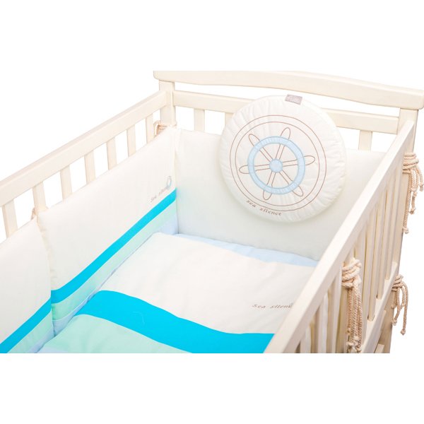 Комплект в детскую кроватку Putti Sea Silence, 6 предметов фото 4