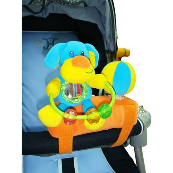 Развивающая игрушка подвеска на бампер коляски I-Baby Собачка - Фото