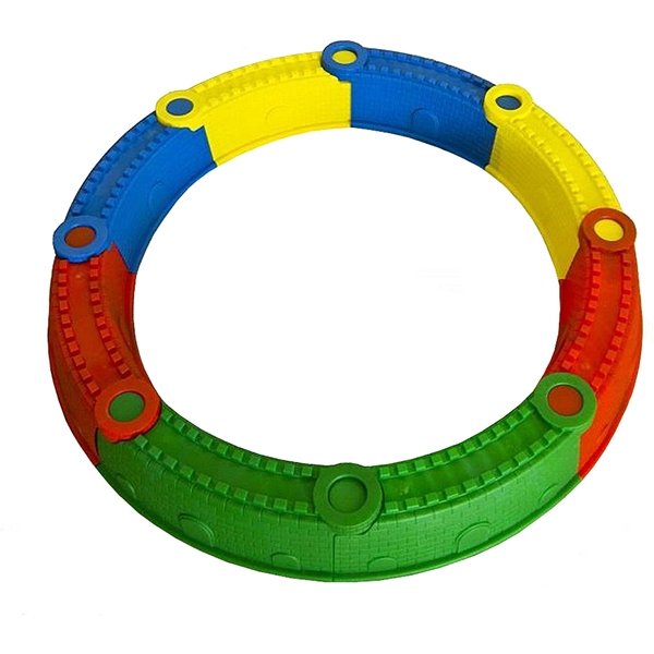 Песочница RT Стена Замка Kinderway разноцветная 112х112 см, 8 элементов арт. 01-118 фото 2