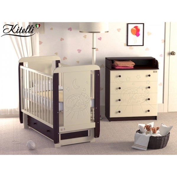 Детская кроватка Kitelli (Kito) Micio, поперечный маятник фото 5