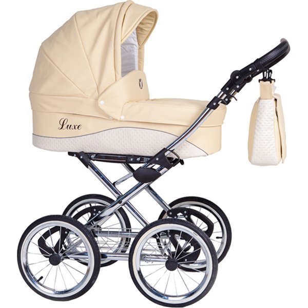 Фото Детская коляска Nastella Luxe Eco 3 в 1, эко-кожа, шасси Black, реальные фотографии клиентов | Коляски-Кроватки.Ру