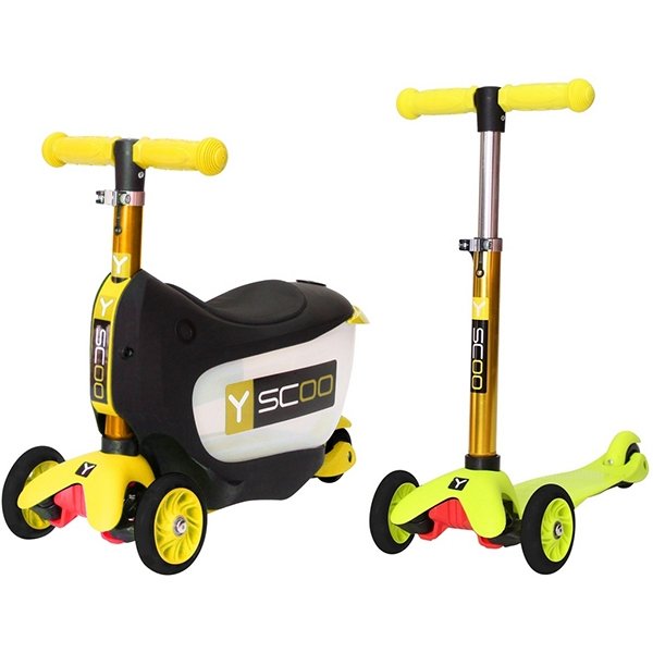 Каталка-самокат 3 в 1 Y-Scoo Mini Jump&Go - Фото