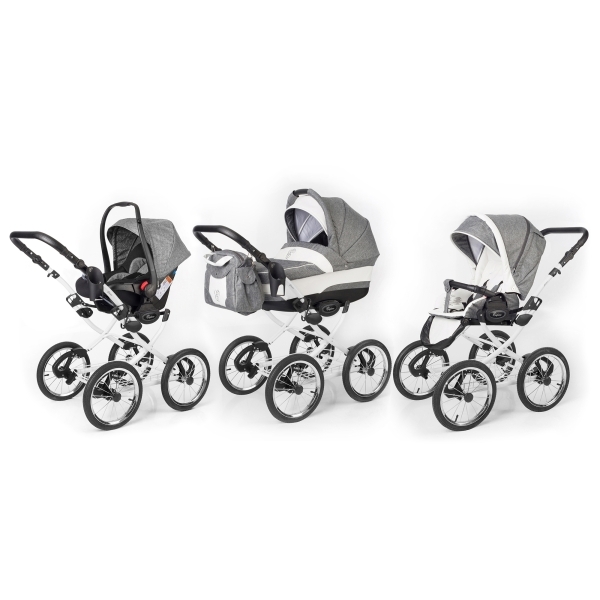 Фото Детская коляска Esspero Classic 3 в 1, шасси White, реальные фотографии клиентов | Коляски-Кроватки.Ру