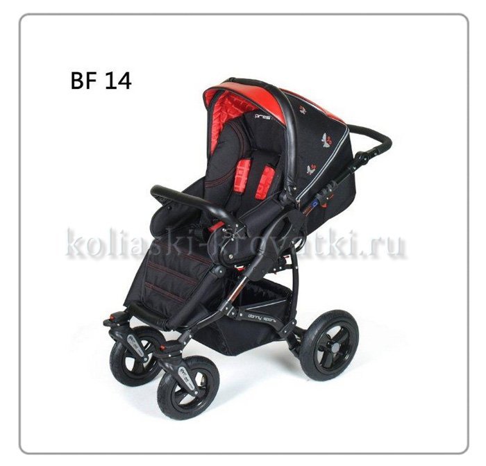 Коляска Danny Sport 2 в 1 Butterfly из эко-кожи фото 16