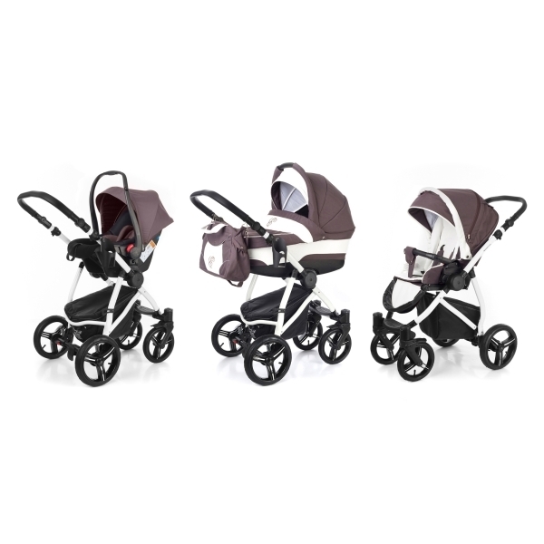 Фото Детская коляска Esspero Newborn Lux 3 в 1, шасси White, реальные фотографии клиентов | Коляски-Кроватки.Ру