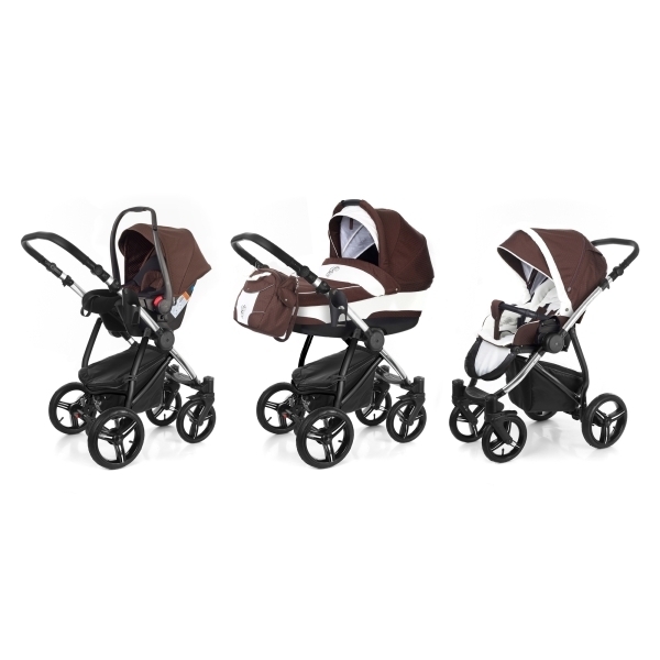 Фото Детская коляска Esspero Newborn Lux 3 в 1, шасси Chrome, реальные фотографии клиентов | Коляски-Кроватки.Ру