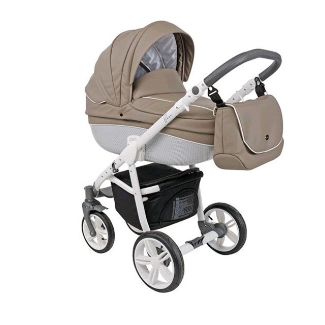Фото Детская коляска Roan Bass Eco 2 в 1, эко-кожа, реальные фотографии клиентов | Коляски-Кроватки.Ру