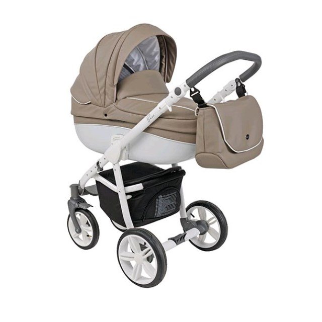 Фото Детская коляска Roan Bass Eco 2 в 1, эко-кожа, реальные фотографии клиентов | Коляски-Кроватки.Ру