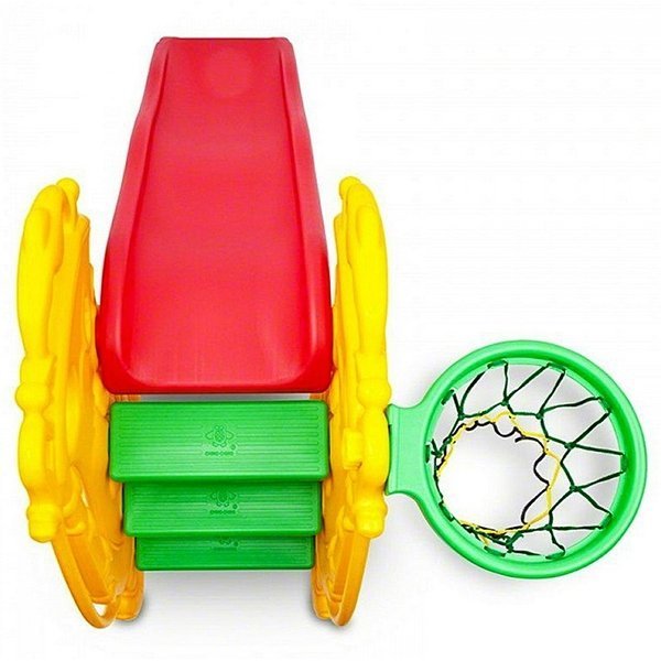 Горка RT Бегемот Geburt с баскетбольной сеткой арт. 12-SL фото 3