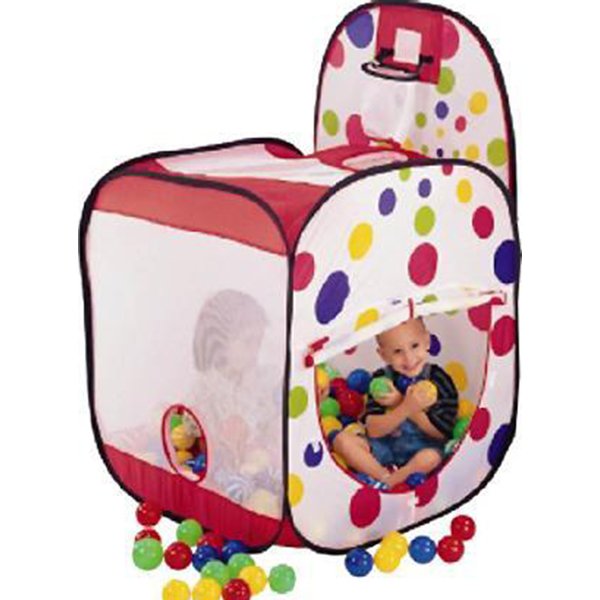 Детская палатка Calida Квадрат с баскетбольным кольцом + 100 шаров фото 1