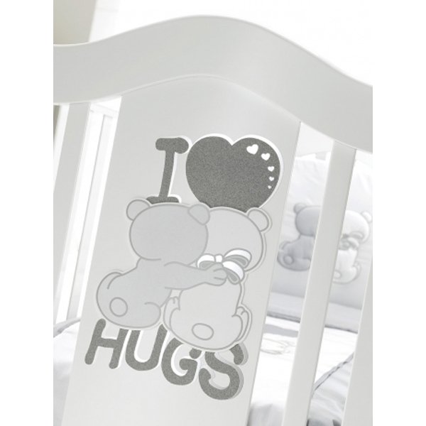 Детская кроватка Erbesi I Love Hugs фото 3