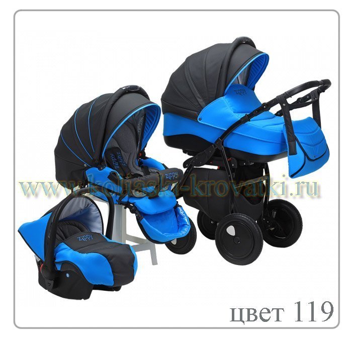 Детская коляска Tutis Zippy Silver Plus 3 в 1 фото 26