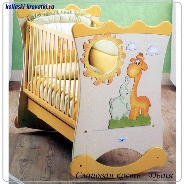 Детская кроватка Baby Italia Lucy качалка фото 1