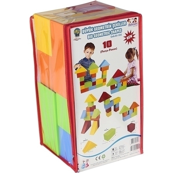 Конструктор Pilsan Геометрические фигуры 10 деталей, 03-222 фото 2
