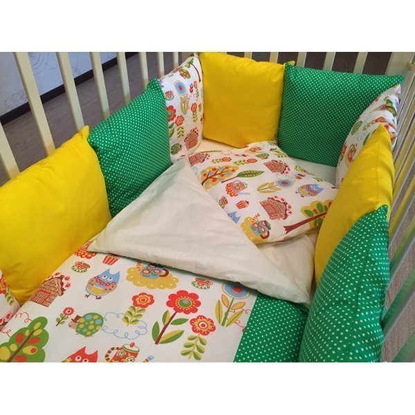Комплект в кроватку ByTwinz Лесная Сказка, 6 предметов фото 1
