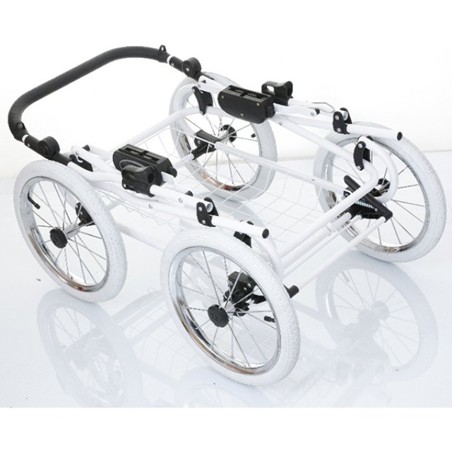Детская коляска Lonex Classic Retro R-White  3 в 1 фото 10
