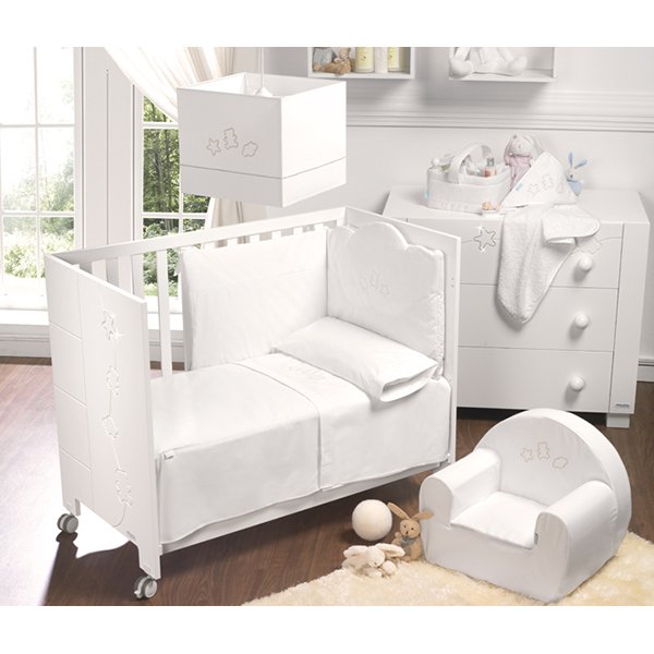 Детская кроватка Micuna Juliette Relax Luxe BIG с кристаллами Swarovski 140 х 70 см фото 8