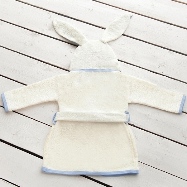 Детский халат Twinklbaby Fun Dry Зайки в подарочной упаковке, размеры на выбор фото 2