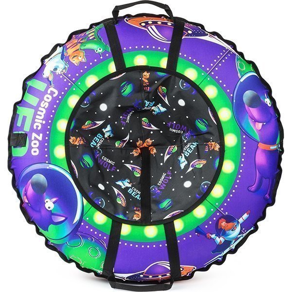 Надувные санки-ватрушка-тюбинг Cosmic Zoo UFO фото 2