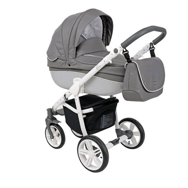 Фото Детская коляска Roan Bass Eco 2 в 1, эко-кожа, реальные фотографии клиентов | Коляски-Кроватки.Ру