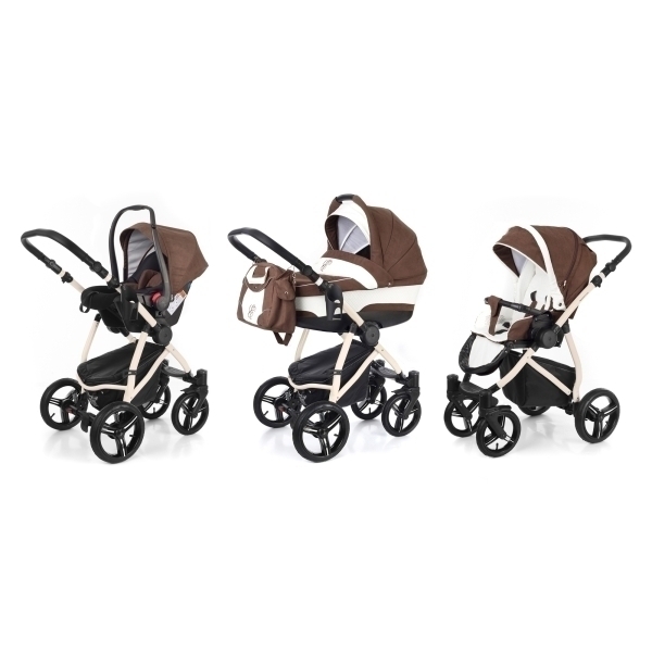Фото Детская коляска Esspero Newborn Lux 3 в 1, шасси Beige, реальные фотографии клиентов | Коляски-Кроватки.Ру