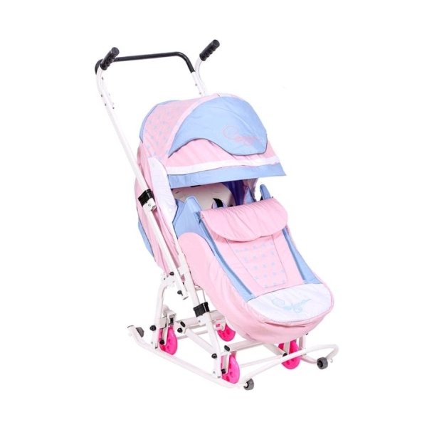 Санки-коляска RT Скользяшки Мозаика Р14 - Фото