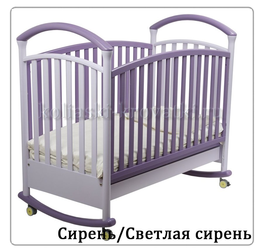 Детская кроватка Papaloni Фиорентина качалка - Фото