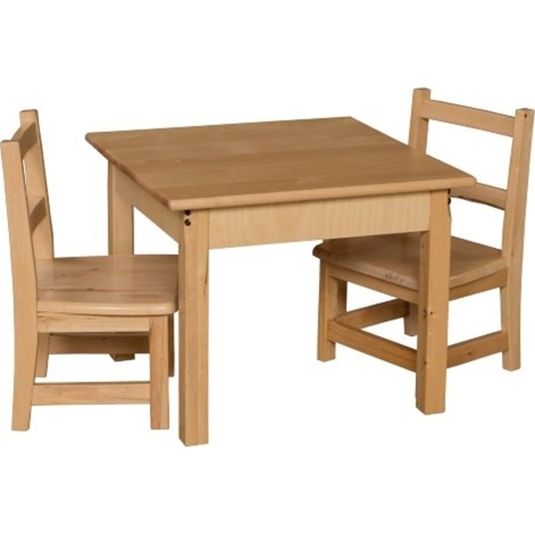Детский столик с 2 стульчиками Leroys Wood - Фото