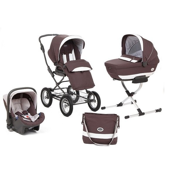 Детская коляска Inglesina Otutto Pram 3 в 1, шасси Ergo Bike - Фото