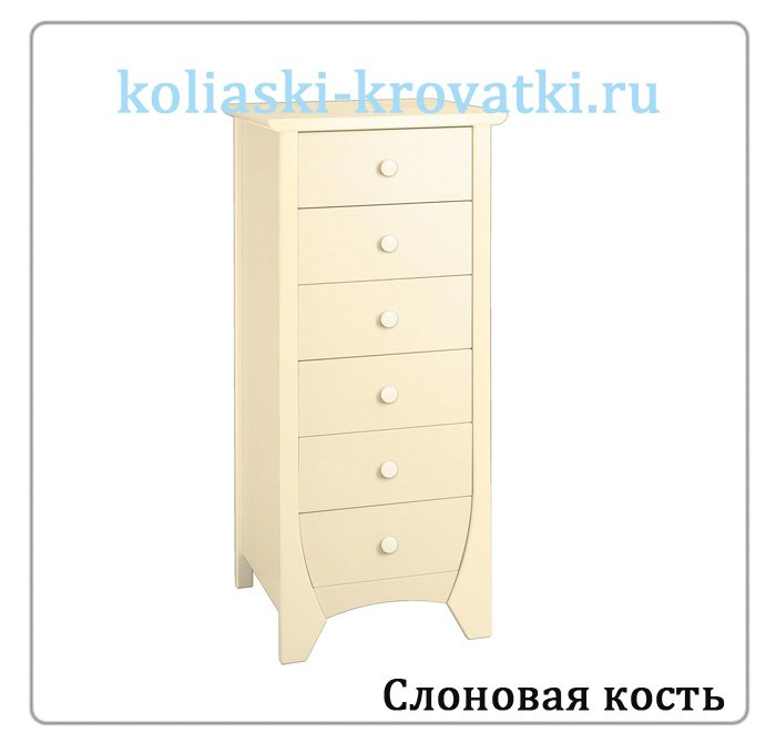 Детский комод Papaloni Olivia 492  - Фото