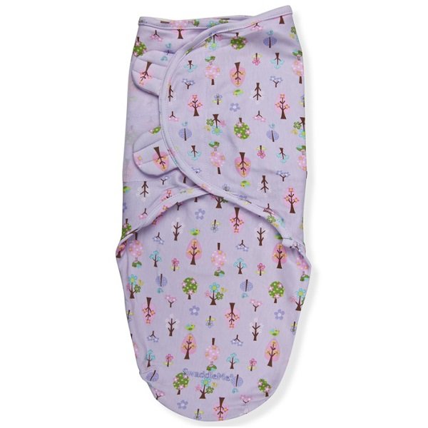 72810 Конверт для пеленания из хлопка на липучке Summer Infant SwaddleMe  размер s/m Деревья