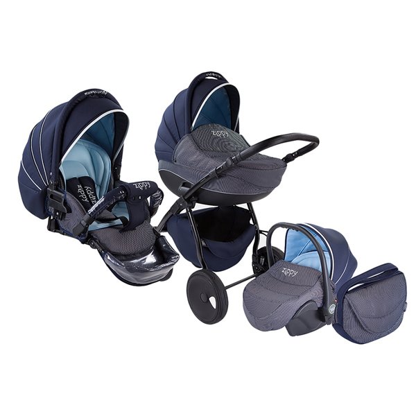 Детская коляска Tutis Zippy Silver New 3 в 1 - Фото