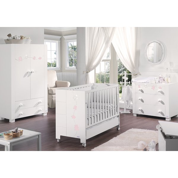 Детская кроватка Micuna Juliette Relax Luxe BIG с кристаллами Swarovski 140 х 70 см фото 11