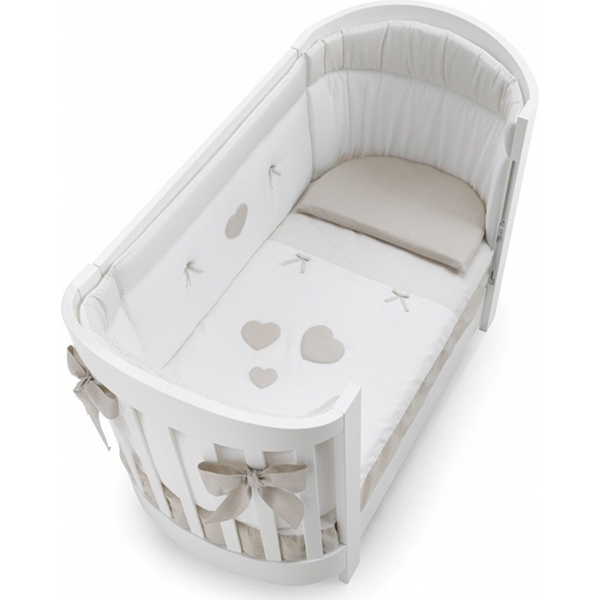 Детская кроватка Erbesi Ariel с матрасом фото 1