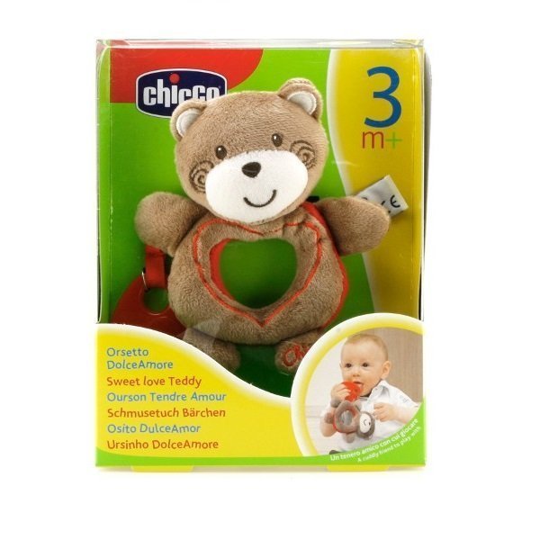 60062 Игрушка развивающая Chicco Медвежонок "Sweet Love Teddy" фото 1