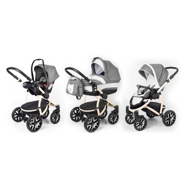Фото Детская коляска Esspero Discovery 3 в 1, шасси Beige, реальные фотографии клиентов | Коляски-Кроватки.Ру