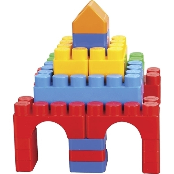 Конструктор Pilsan Jumbo 40 деталей в ведре, 03-216 фото 2