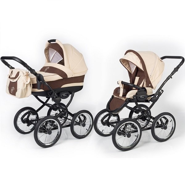 Детская коляска Esspero Classic 2 в 1, шасси Black - Фото