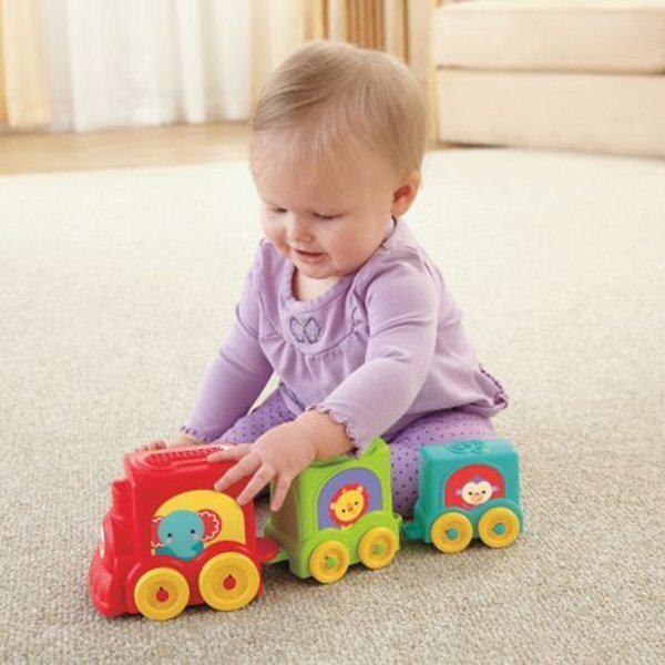 FP CBP38 Кубики-блоки Fisher Price Паровозики фото 5