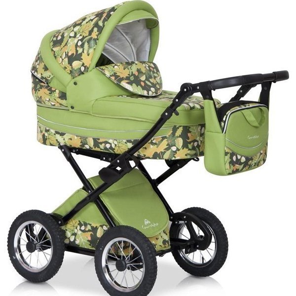 Фото Детская коляска Caretto Angel Leaves Collection 2 в 1, реальные фотографии клиентов | Коляски-Кроватки.Ру